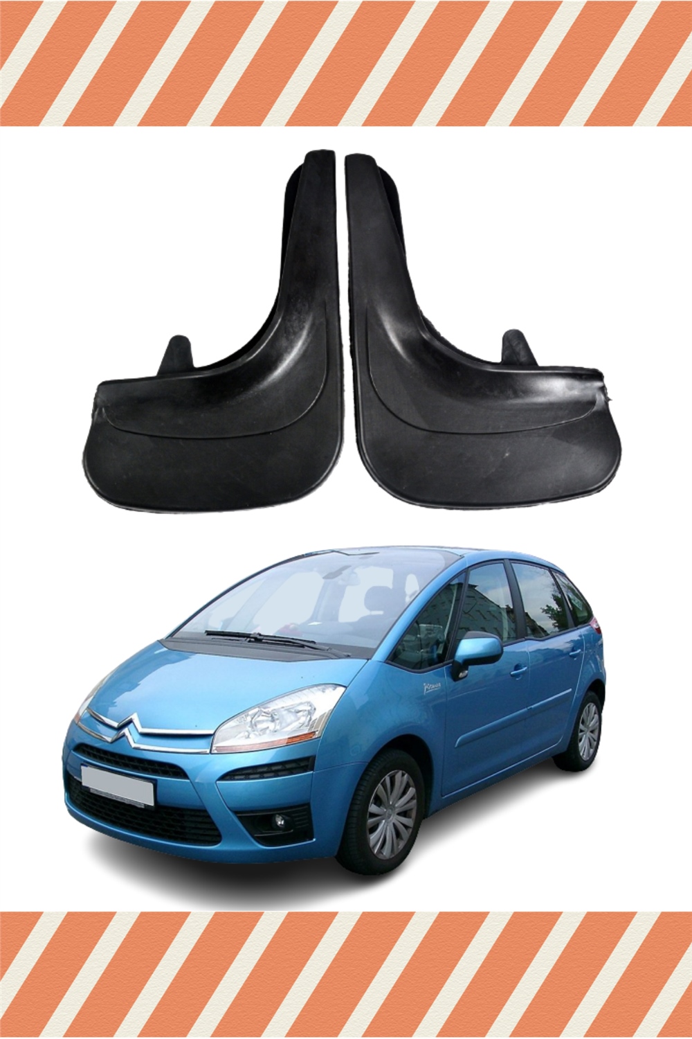 Citroen C4 04-11 2'Li Tozluk Çamurluk Paçalık