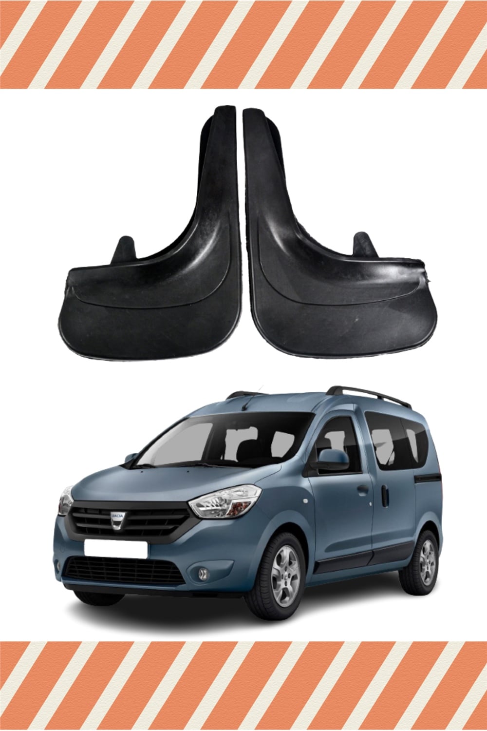 Dacia Dokker Tüm Kasalar 2'Li Tozluk Çamurluk Paçalık