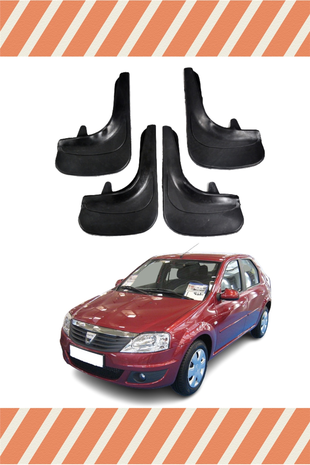 Dacia Logan 2004-2012 4'Lü Tozluk Çamurluk Paçalık 