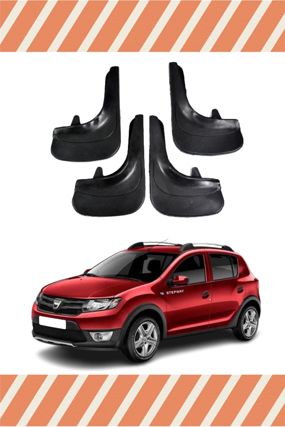 Dacia Stepway 2013 4'Lü Tozluk Çamurluk Paçalık 