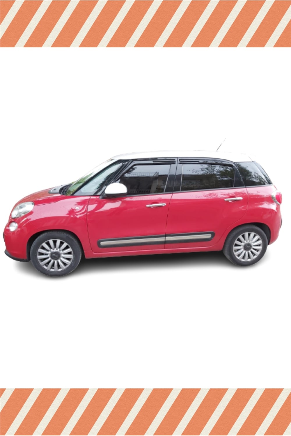 Fıat 500 L Tüm 
 Modellerine Özel 4’Lü Mügen Tip Cam Rüzgarlığı