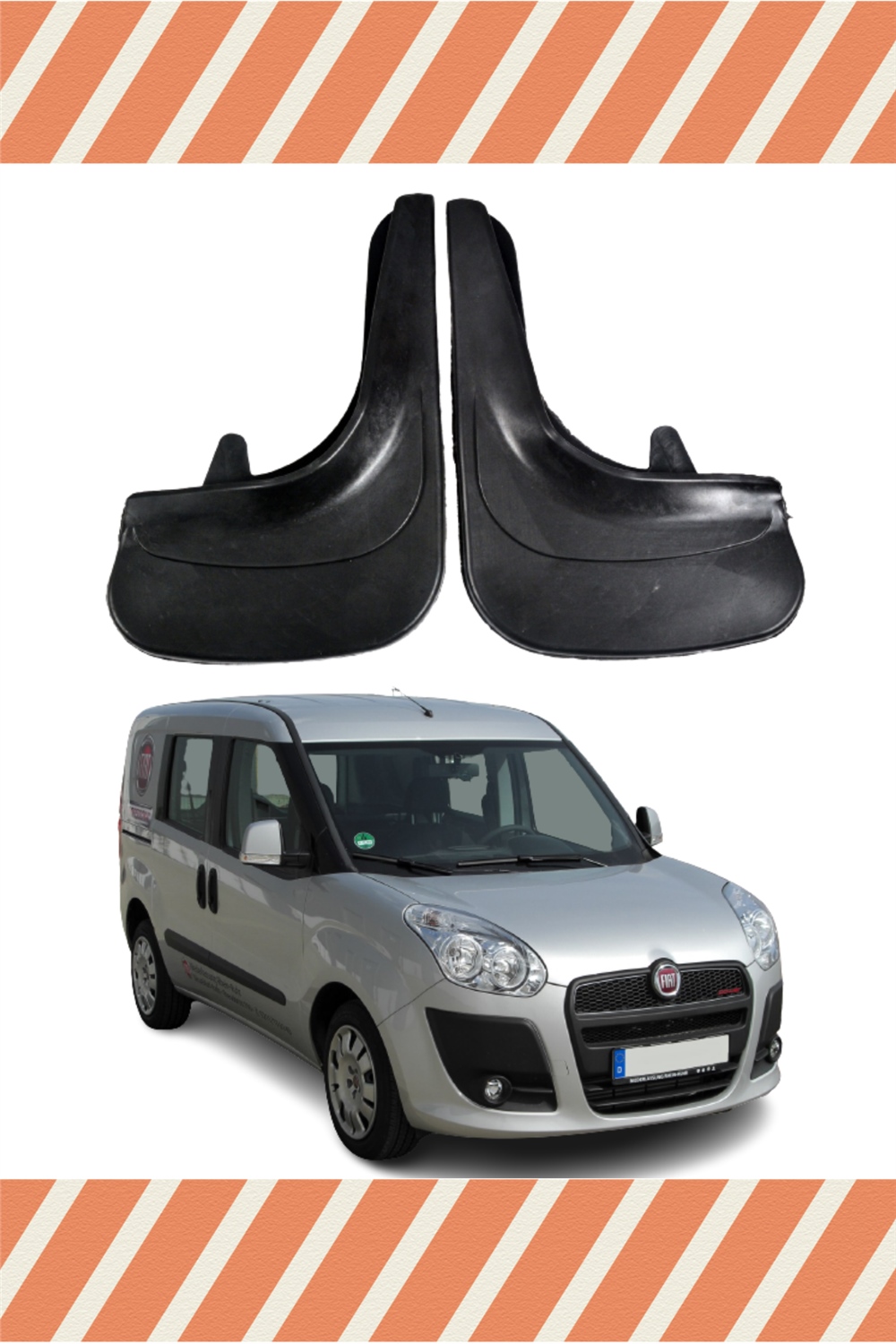 Fiat Doblo 2 2010-2022 2'Li Tozluk Çamurluk Paçalık 