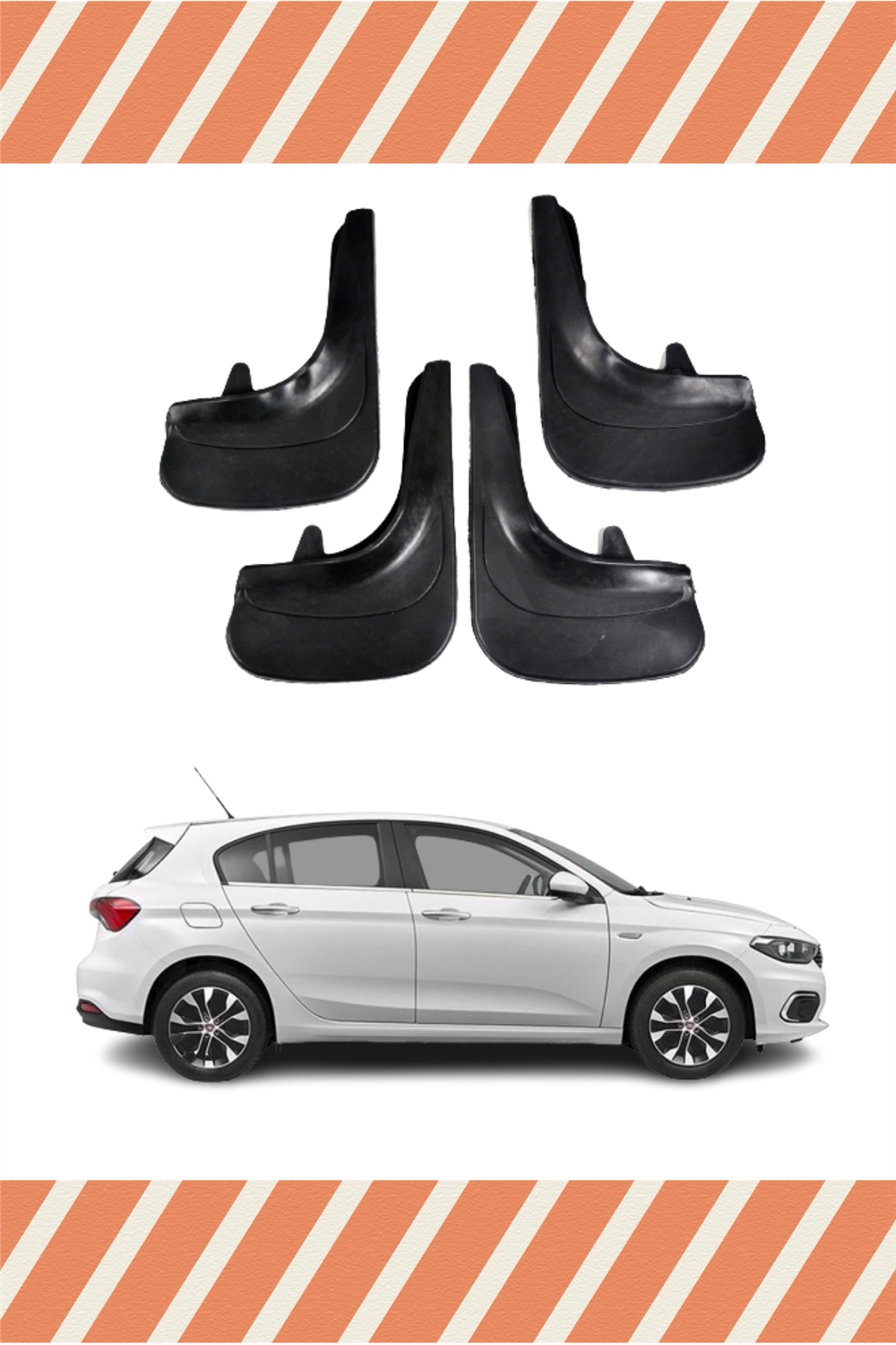 Fiat Egea Hb Tüm Kasalar 4'Lü Tozluk Çamurluk Paçalık 