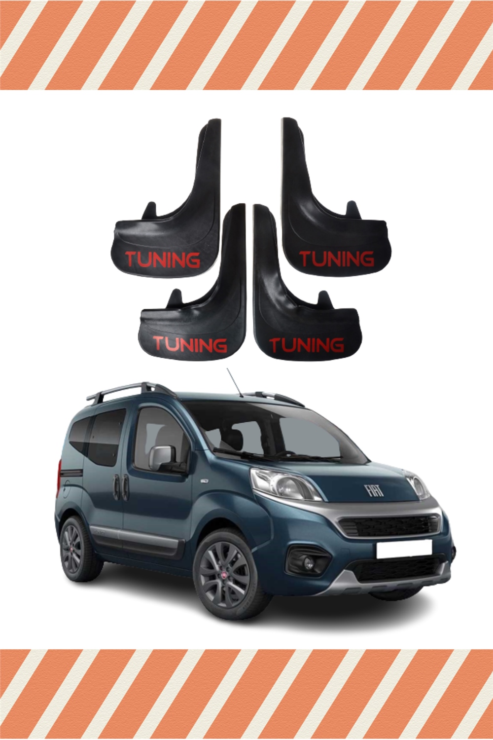 Fiat Fiorino Tüm Kasalar Tunıng Yazılı 4'Lütozluk Çamurluk Paçalık 