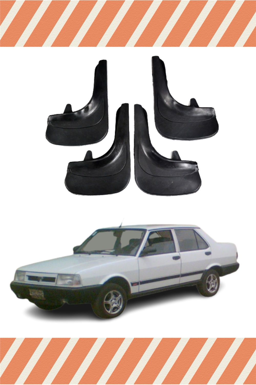 Fiat Şahin 4'Lü Tozluk Çamurluk Paçalık   