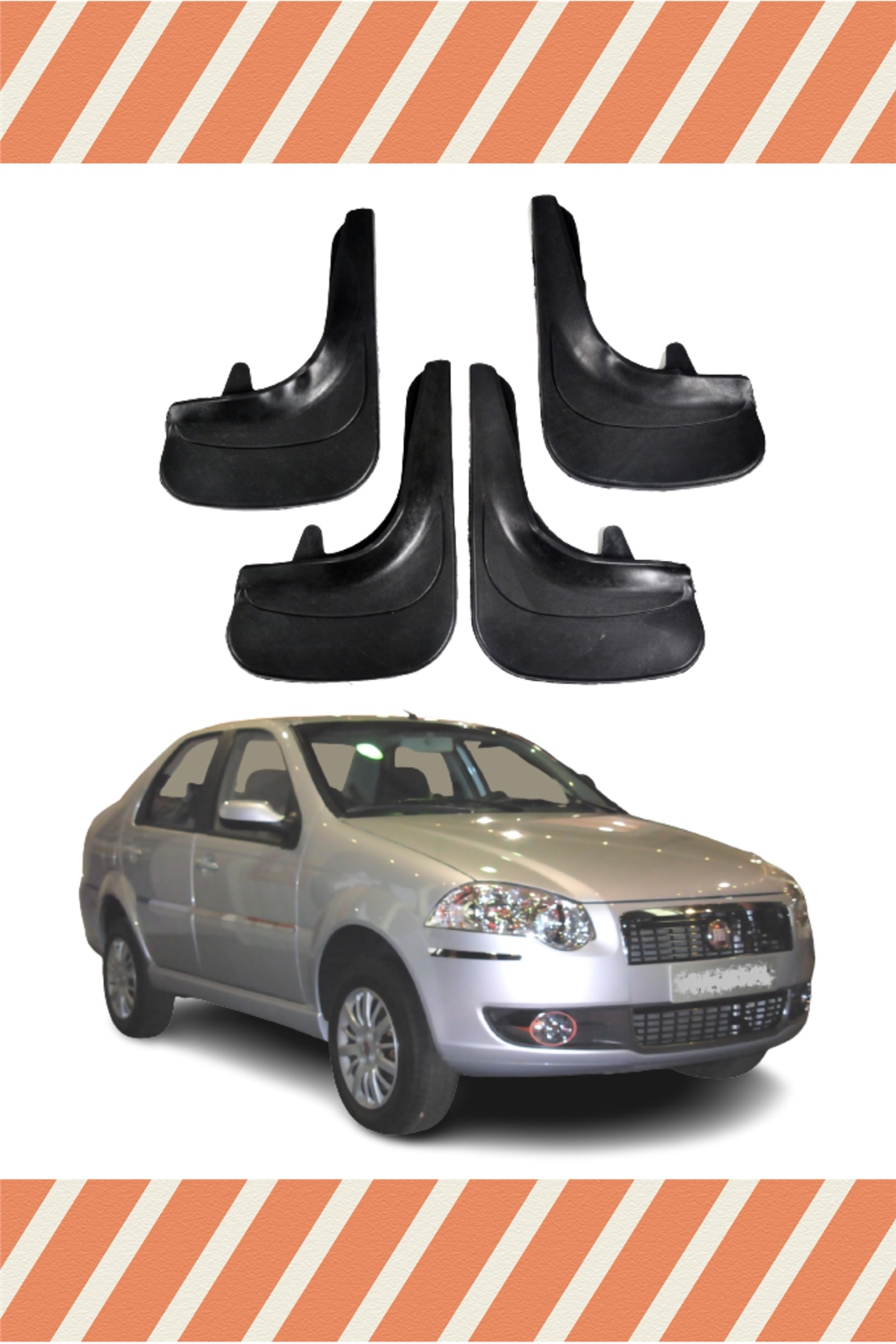 Fiat Siena 4'Lü Tozluk Çamurluk Paçalık   