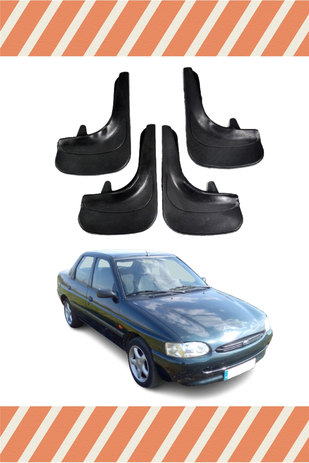 Ford Escort 4'Lü Tozluk Çamurluk Paçalık    
