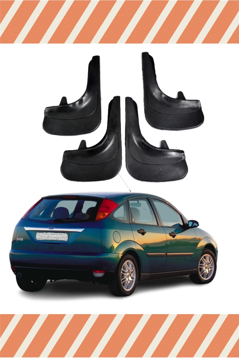 Ford Focus 1 Hb 1998-2004 4'Lütozluk Çamurluk Paçalık    