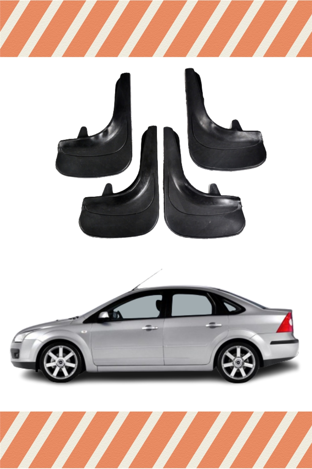 Ford Focus 2 4'Lütozluk Çamurluk Paçalık      
