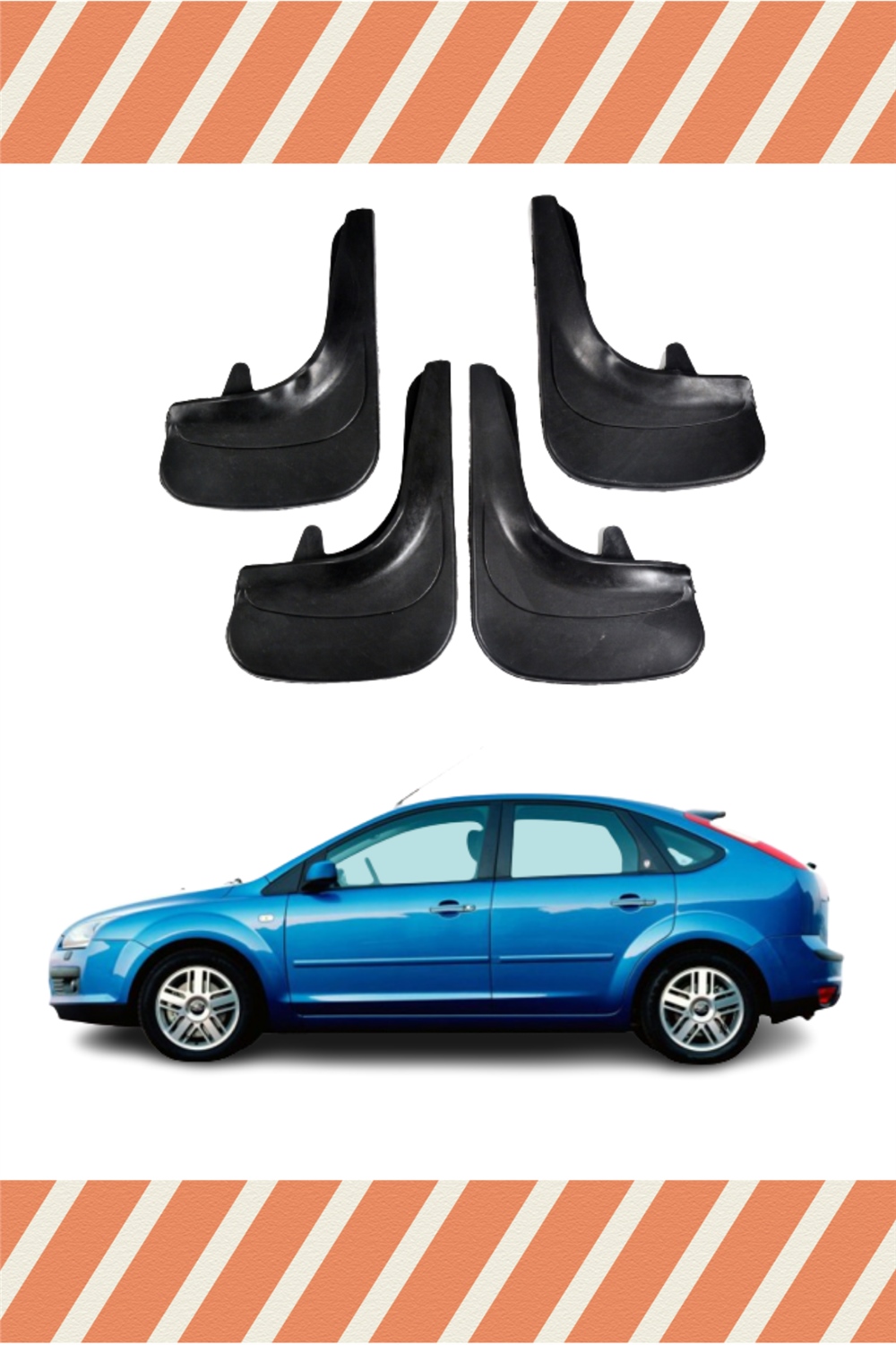 Ford Focus 2 Hb 2005-2011 4'Lütozluk Çamurluk Paçalık     
