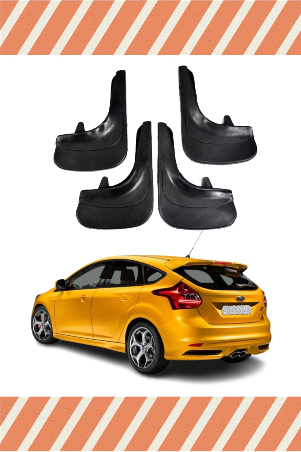 Ford Focus 3 Hb 2011-2015 4'Lütozluk Çamurluk Paçalık     