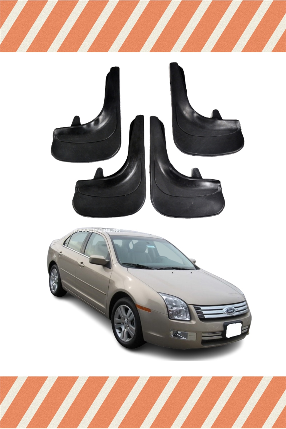 Ford Fusion 2002-2012 4'Lü Tozluk Çamurluk Paçalık      
