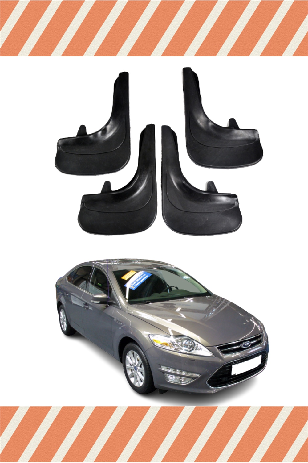 Ford Mondeo 2008-2013 4'Lü Tozluk Çamurluk Paçalık       