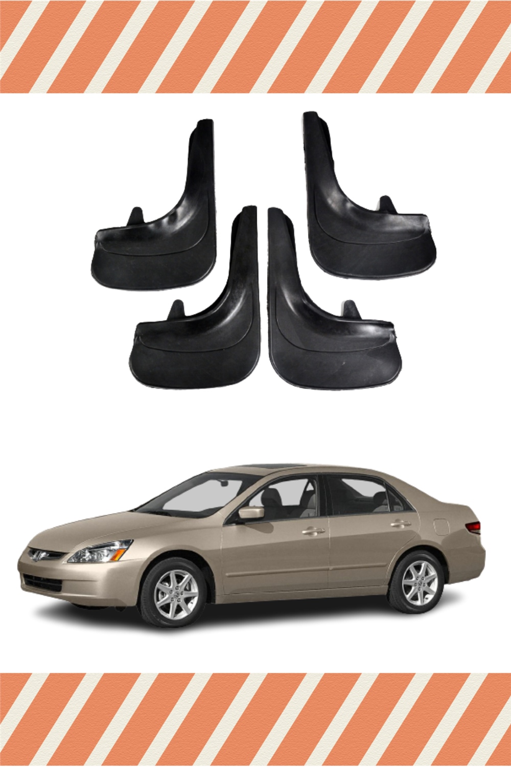 Honda Accord 2003-2008 4'Lü Tozluk Çamurluk Paçalık       