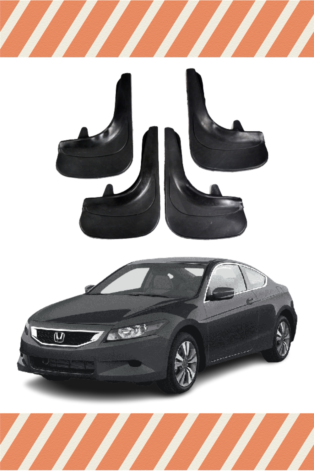 Honda Accord 2008-2012 4'Lü Tozluk Çamurluk Paçalık       
