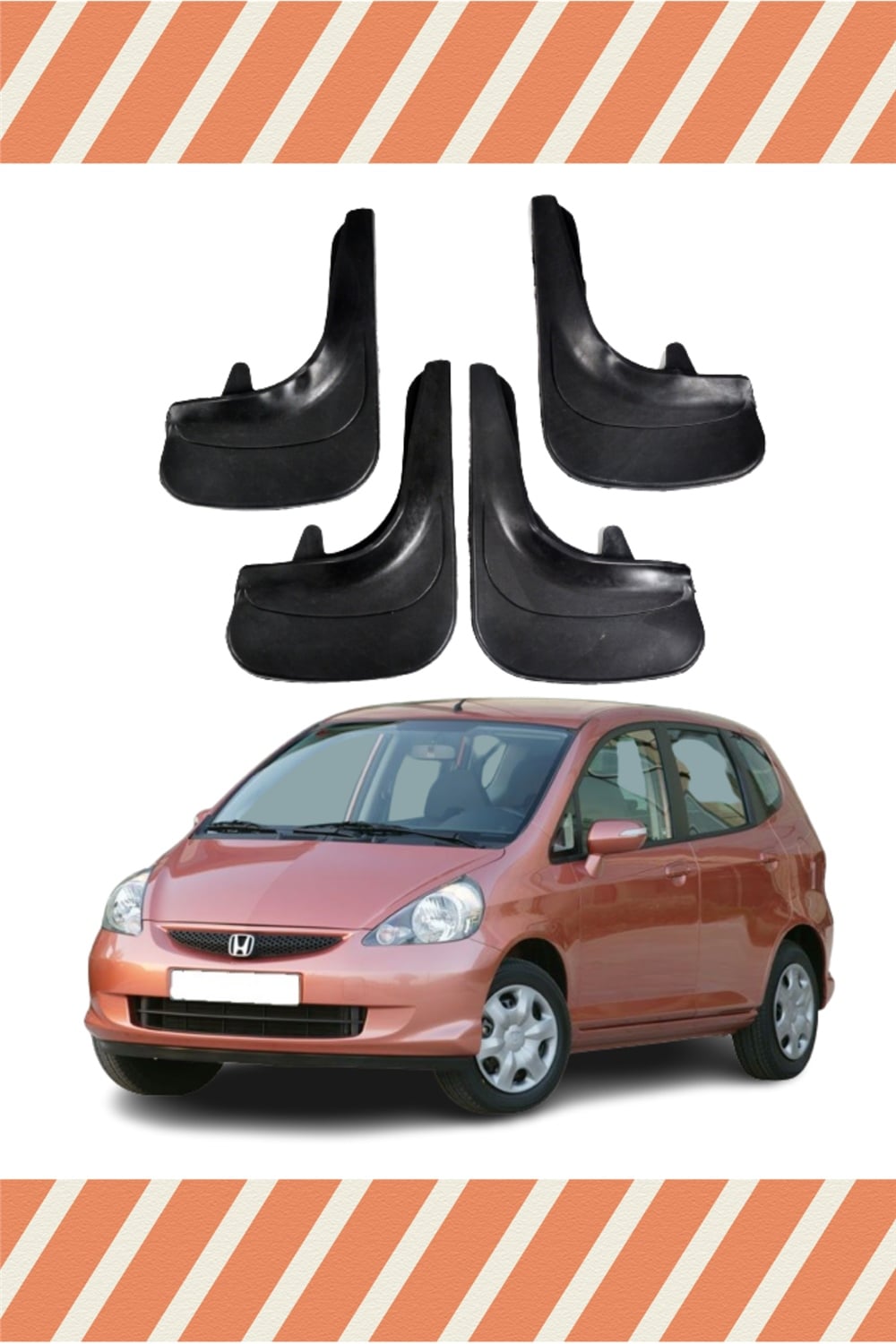 Honda Jazz 2002-2008 4'Lü Tozluk Çamurluk Paçalık    