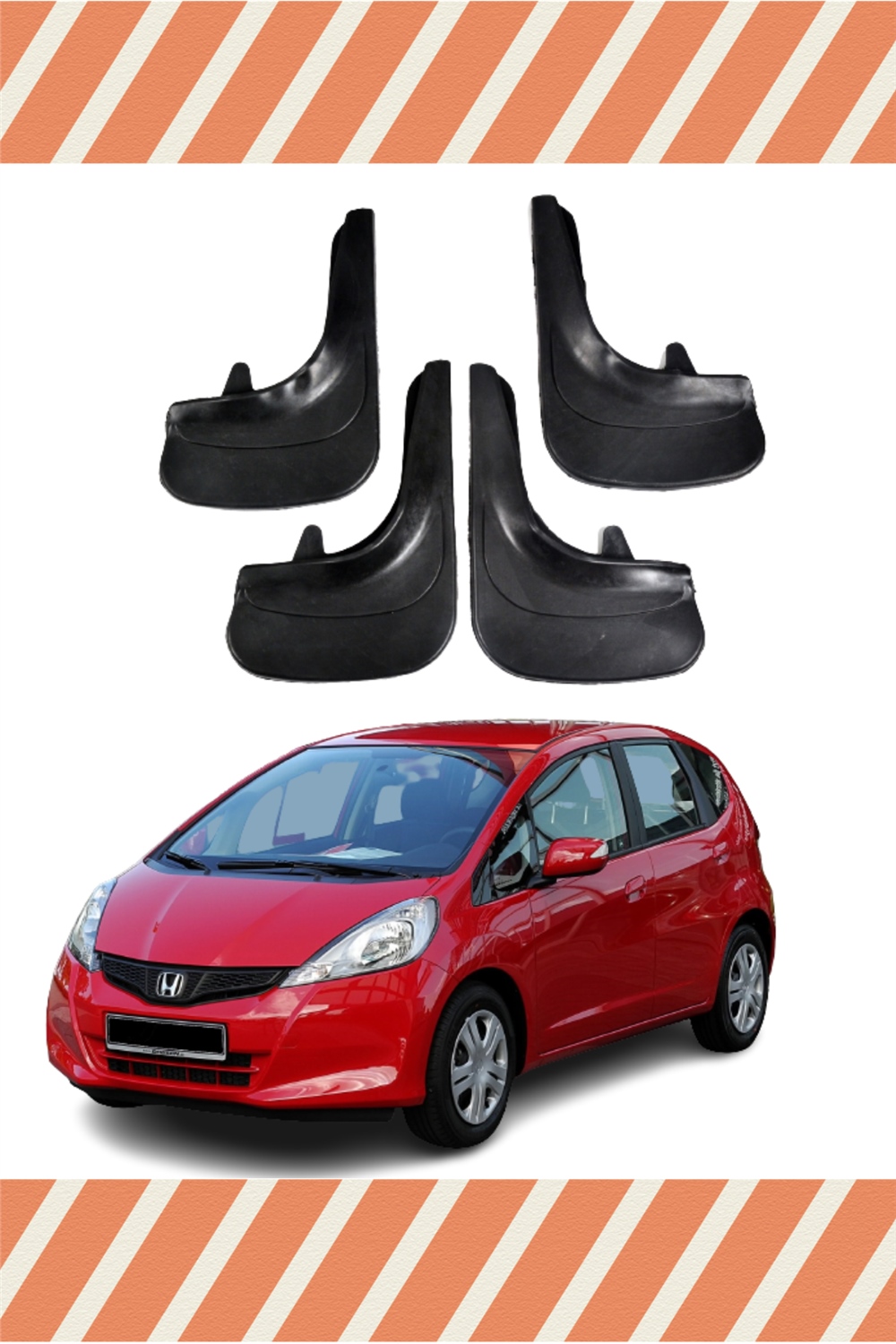 Honda Jazz 2009-2015 4'Lü Tozluk Çamurluk Paçalık