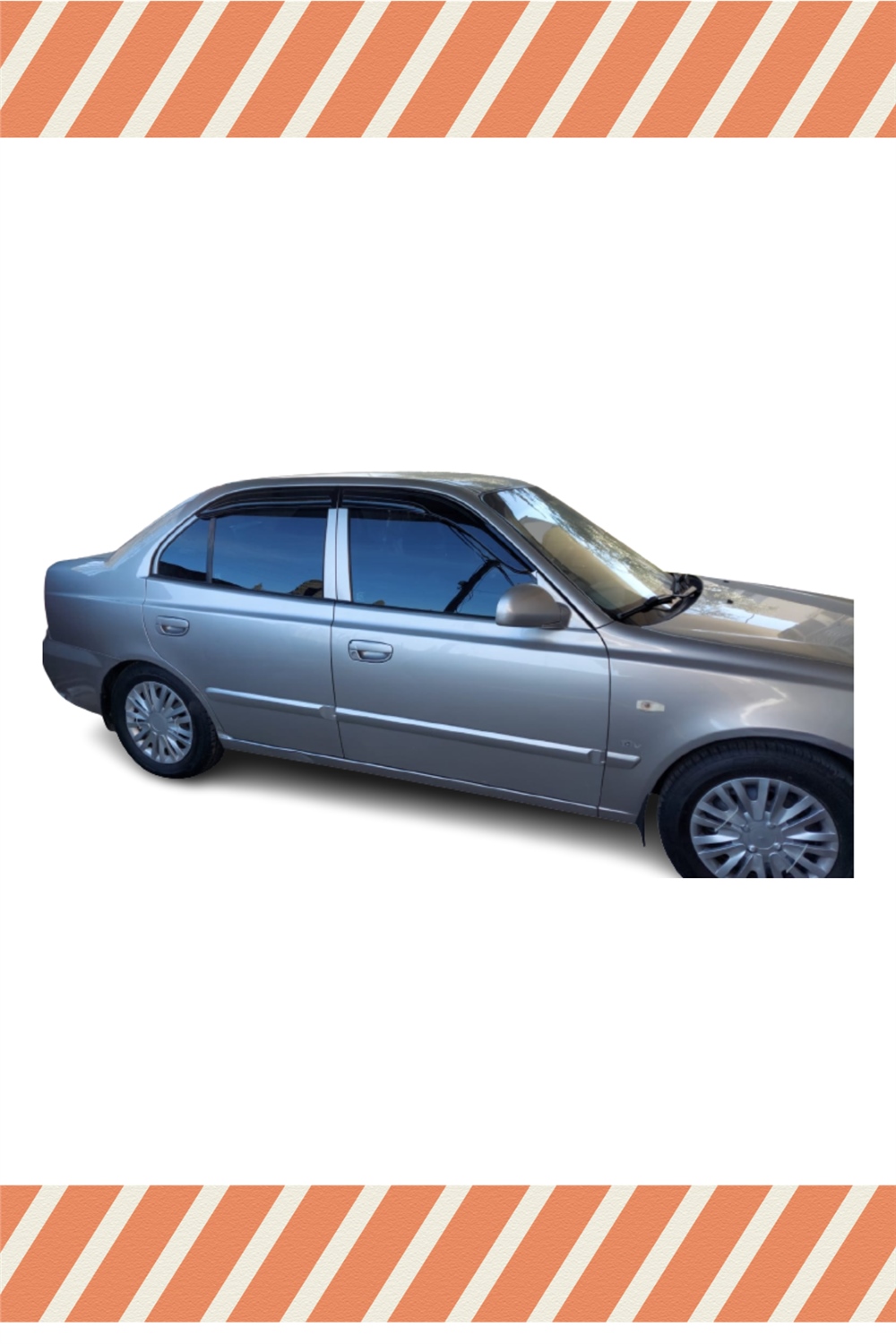 Hyundai Accent Admira 2003-2006
 Modellerine Özel 4’Lü Mügen Tip Cam Rüzgarlığı