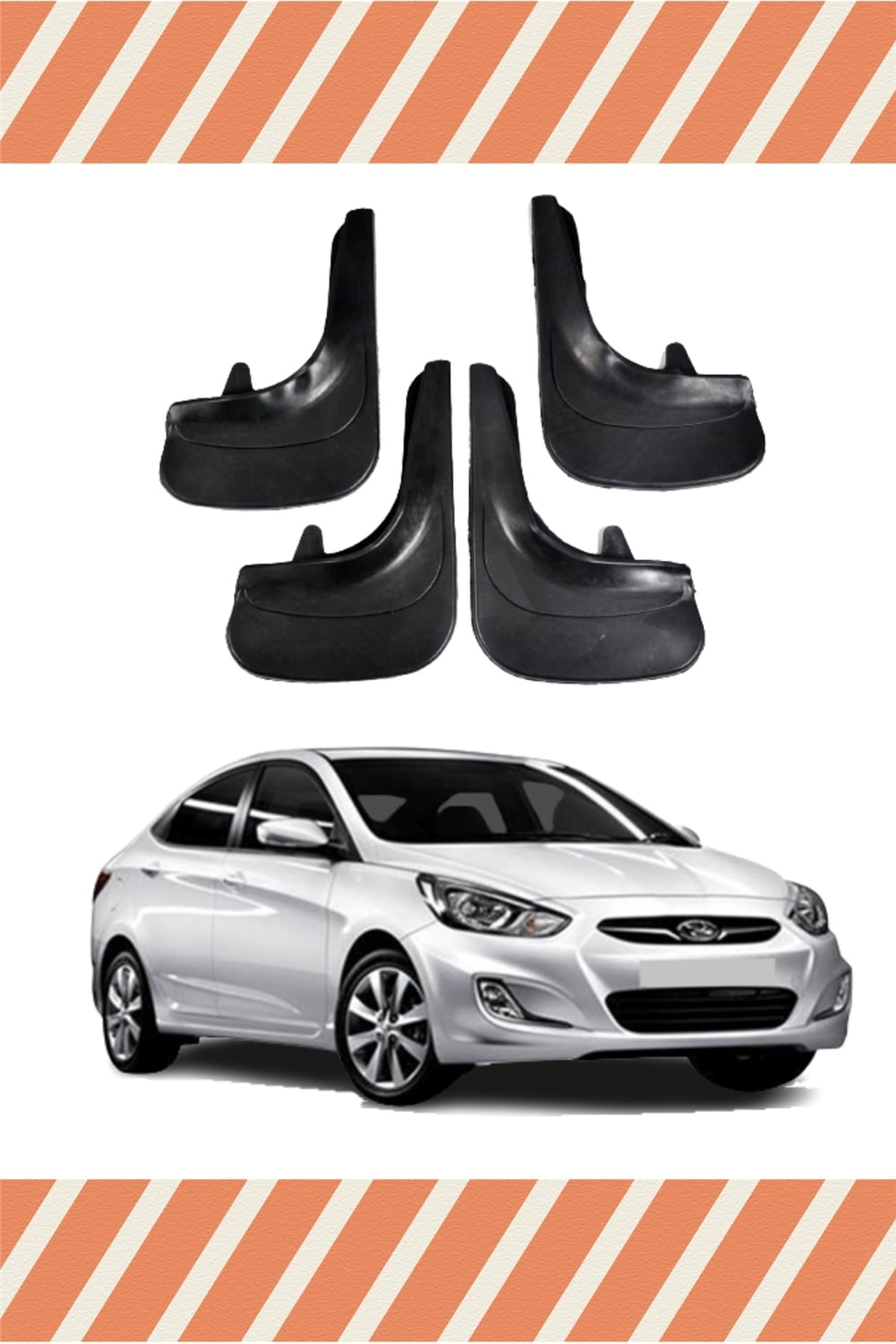 Hyundai Accent Blue  4'Lü Tozluk Çamurluk Paçalık
