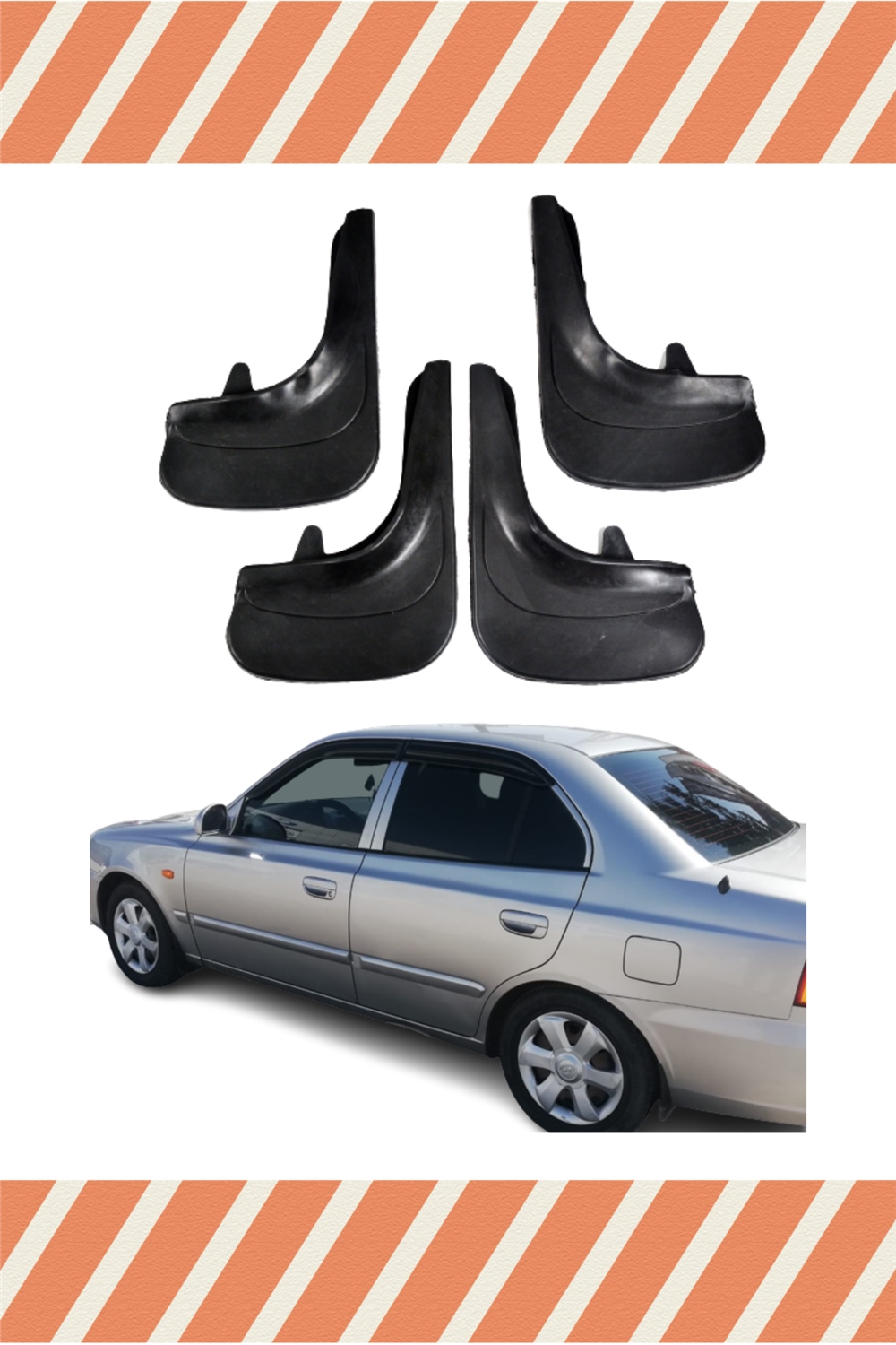 Hyundai Admira 4'Lü Tozluk Çamurluk Paçalık