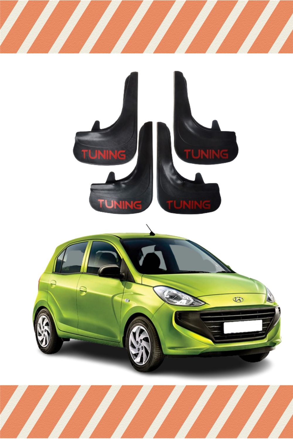 Hyundai Atos Tunıng Yazılı 4'Lü Tozluk Çamurluk Paçalık