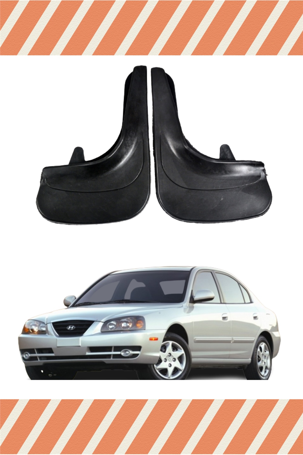 Hyundai Elentra 2002-2007 2'Li Tozluk Çamurluk Paçalık    