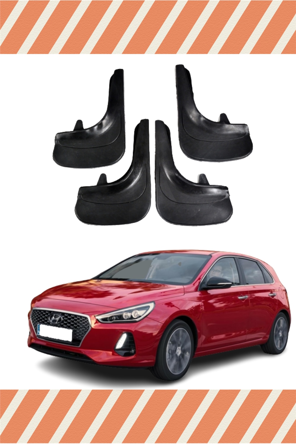 Hyundai İ30 4'Lü Tozluk Çamurluk Paçalık   