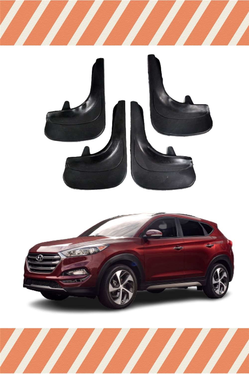 Hyundai Tuscon 4'Lü Tozluk Çamurluk Paçalık   