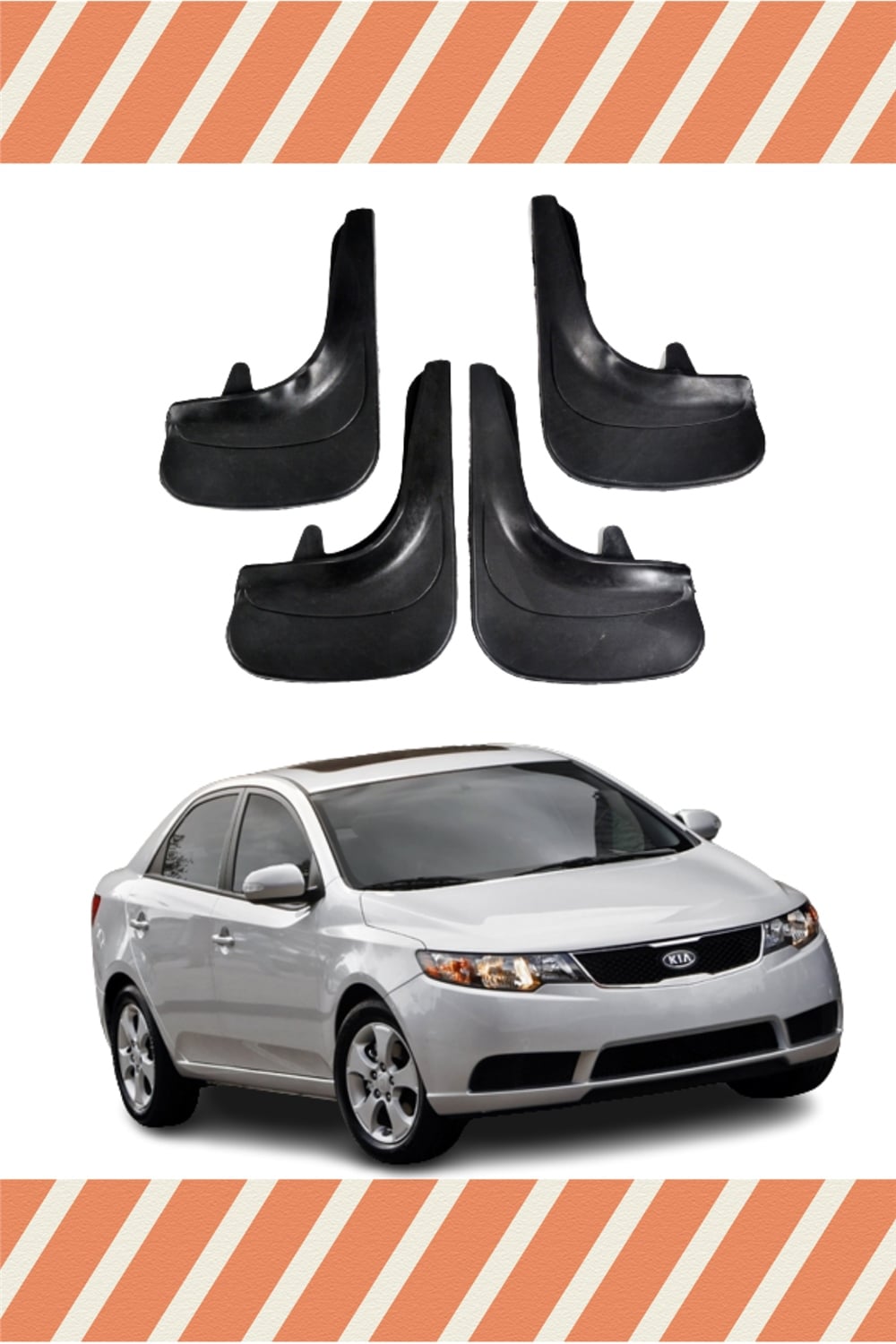 Kia Cerato 2009-2015 4'Lü Tozluk Çamurluk Paçalık   