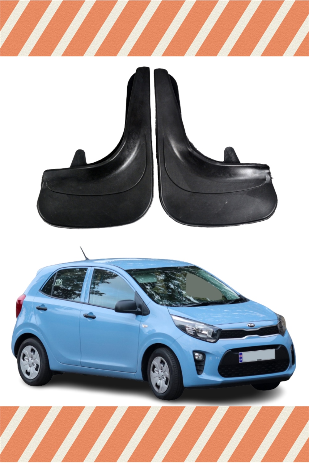 Kia Pıcanto 2'Li Tozluk Çamurluk Paçalık   