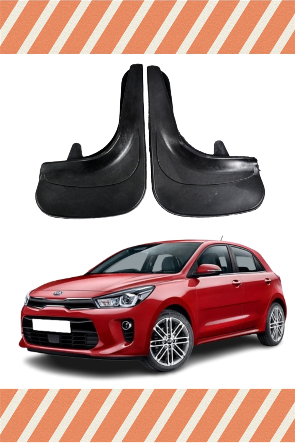 Kia Rio 20016-2020 2'Li Tozluk Çamurluk Paçalık   