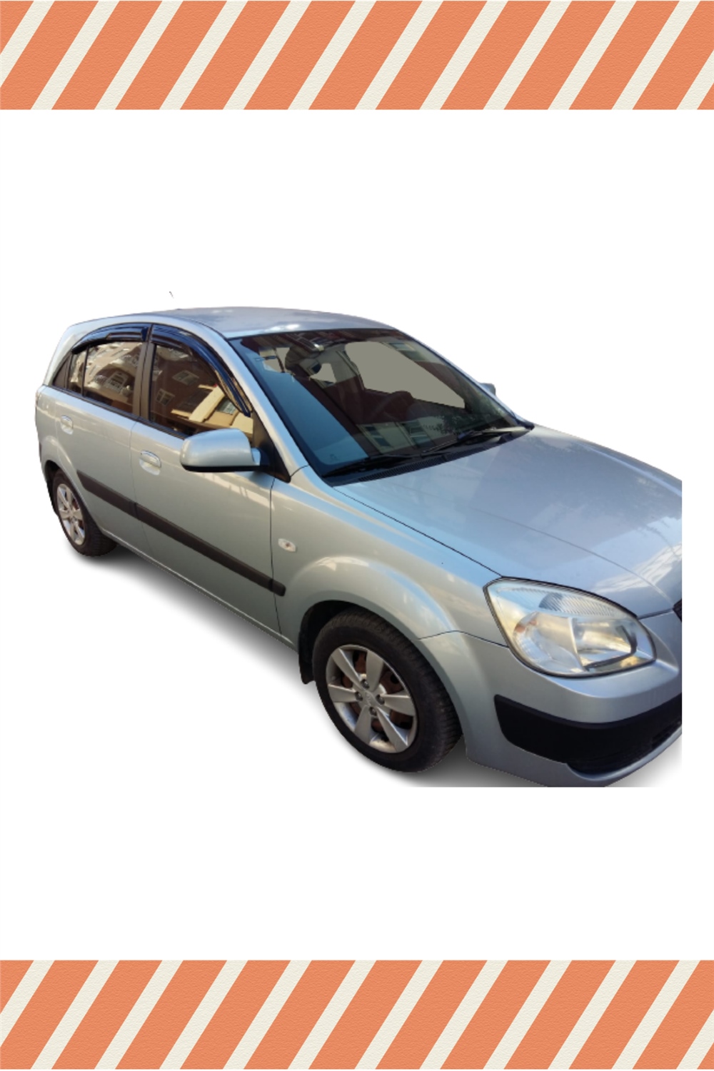 Kıa Rio Hb 2003-2011
 Modellerine Özel 4’Lü Mügen Tip Cam Rüzgarlığı