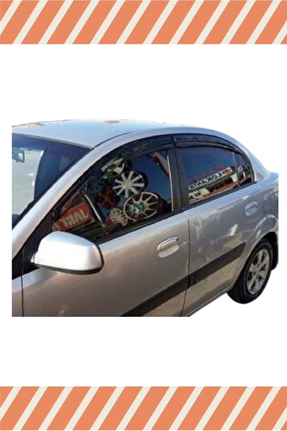 Kıa Rio Sedan 2006-2011
 Modellerine Özel 4’Lü Mügen Tip Cam Rüzgarlığı