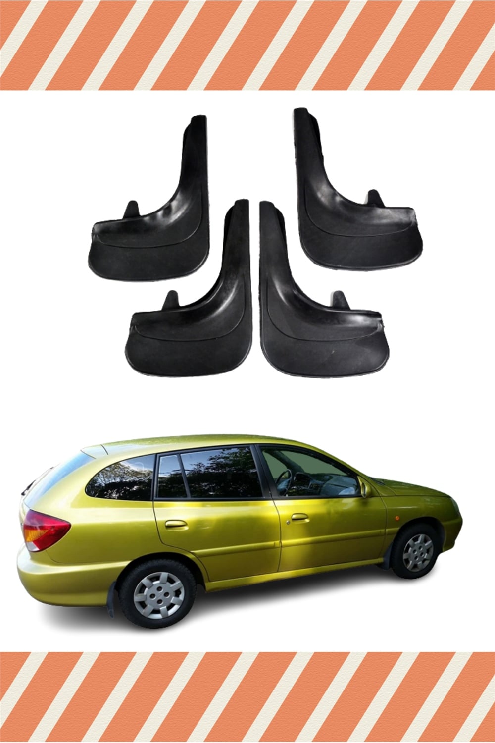 Kia Rio Stw 2003-2005 4'Lü Tozluk Çamurluk Paçalık   