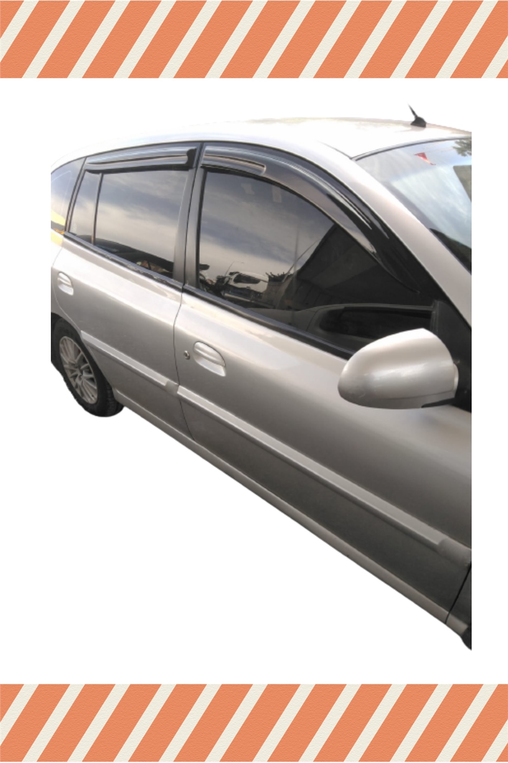 Kıa Rio Sw 2003-2005
 Modellerine Özel 4’Lü Mügen Tip Cam Rüzgarlığı
