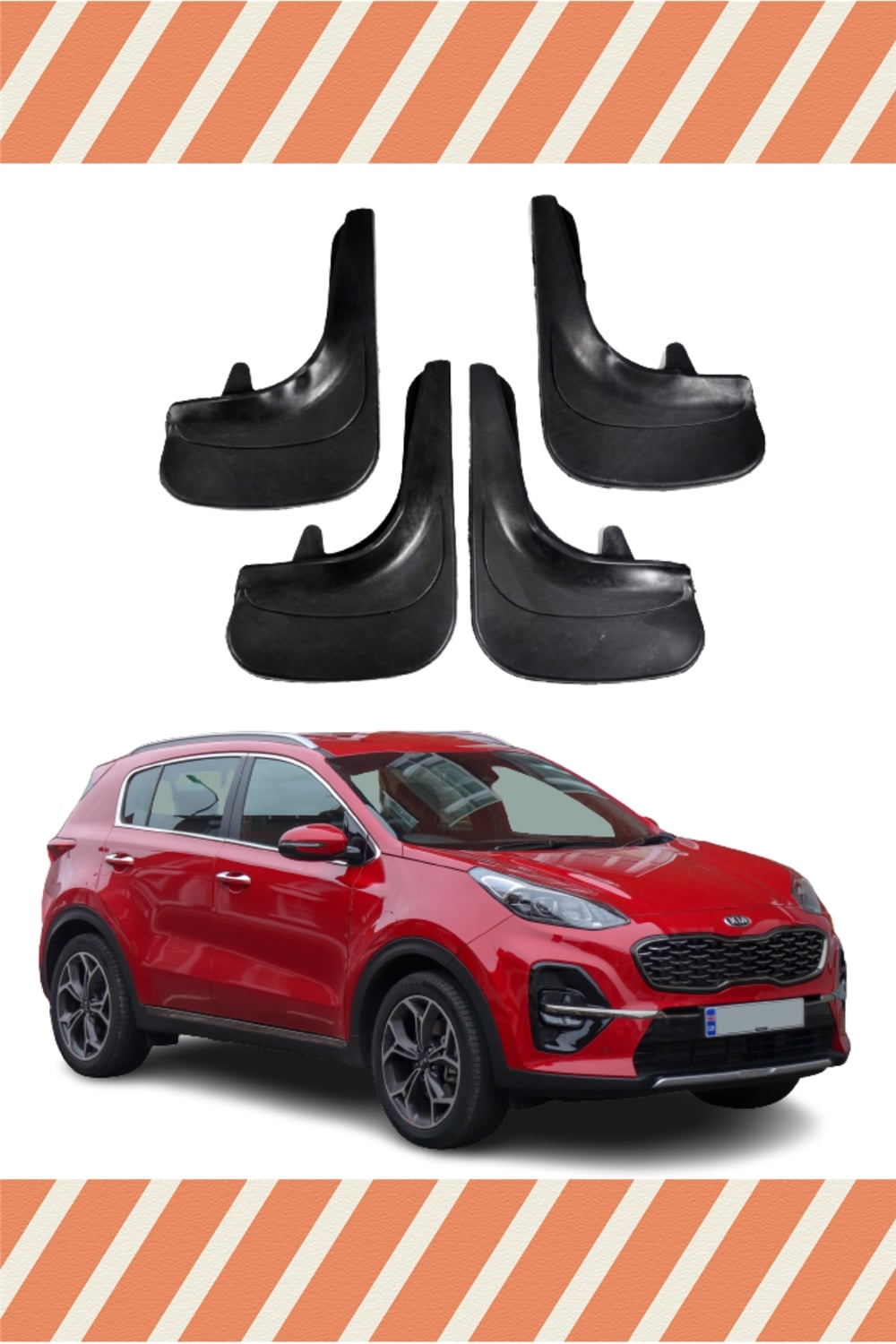 Kia Sportage 4'Lü Tozluk Çamurluk Paçalık   