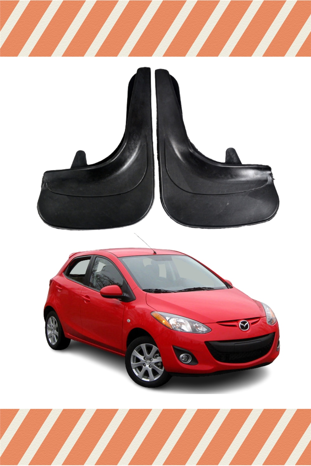 Mazda 2 2'Li Tozluk Çamurluk Paçalık   