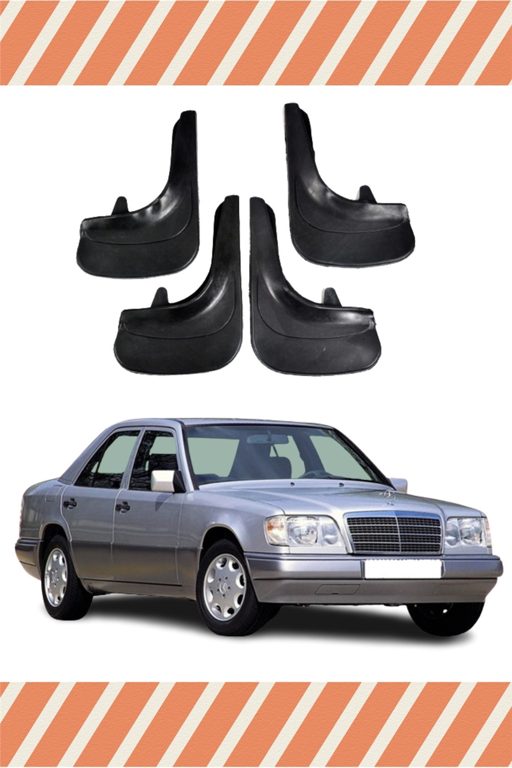 Mercedes 200E 4'Lü Tozluk Çamurluk Paçalık   