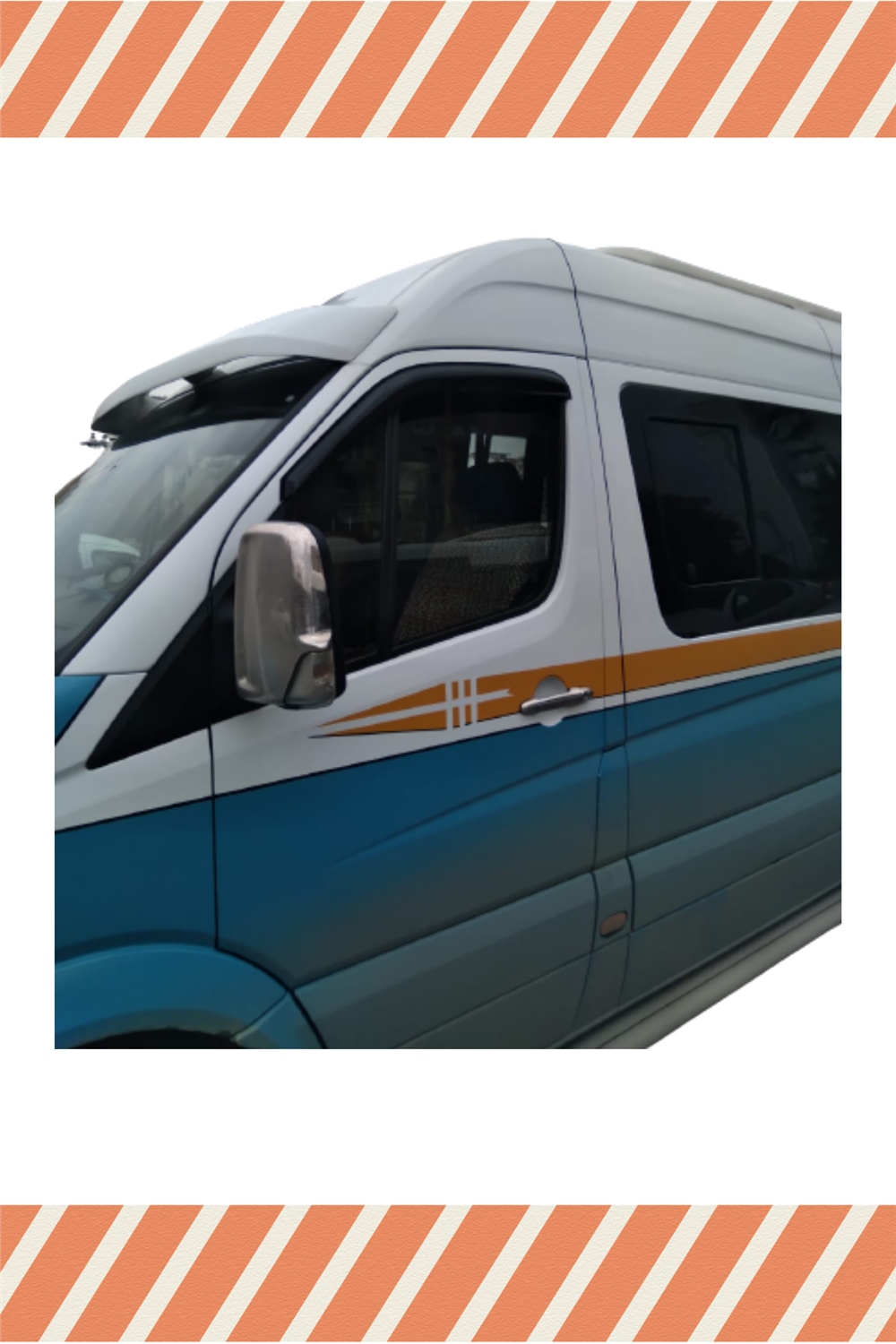 Mercedes Sprinter 2007-2019
 Modellerine Özel 2’Li Mügen Tip Cam Rüzgarlığı