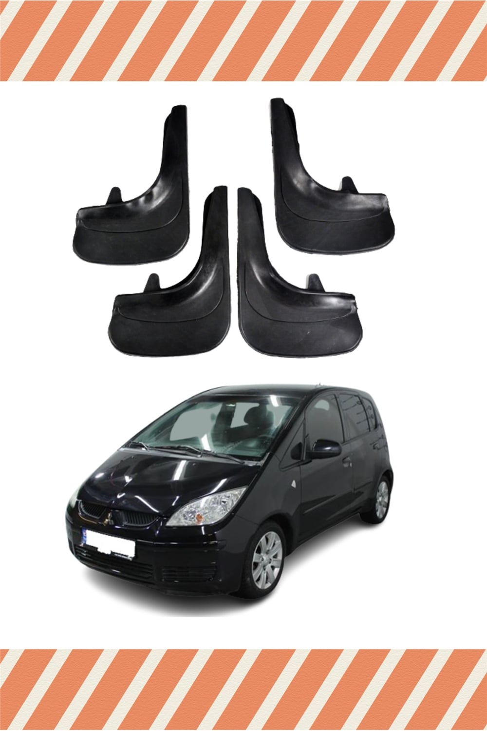 Mitsubishi Colt 4'Lü Tozluk Çamurluk Paçalık  