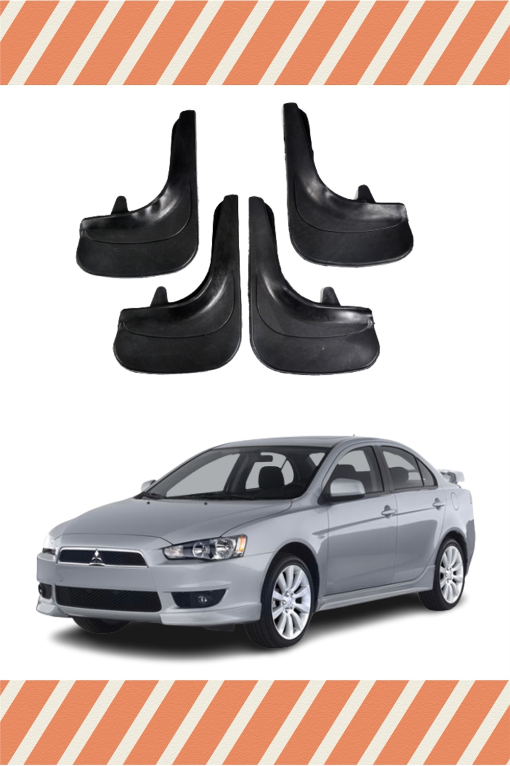 Mitsubishi Lancer 4'Lü Tozluk Çamurluk Paçalık  