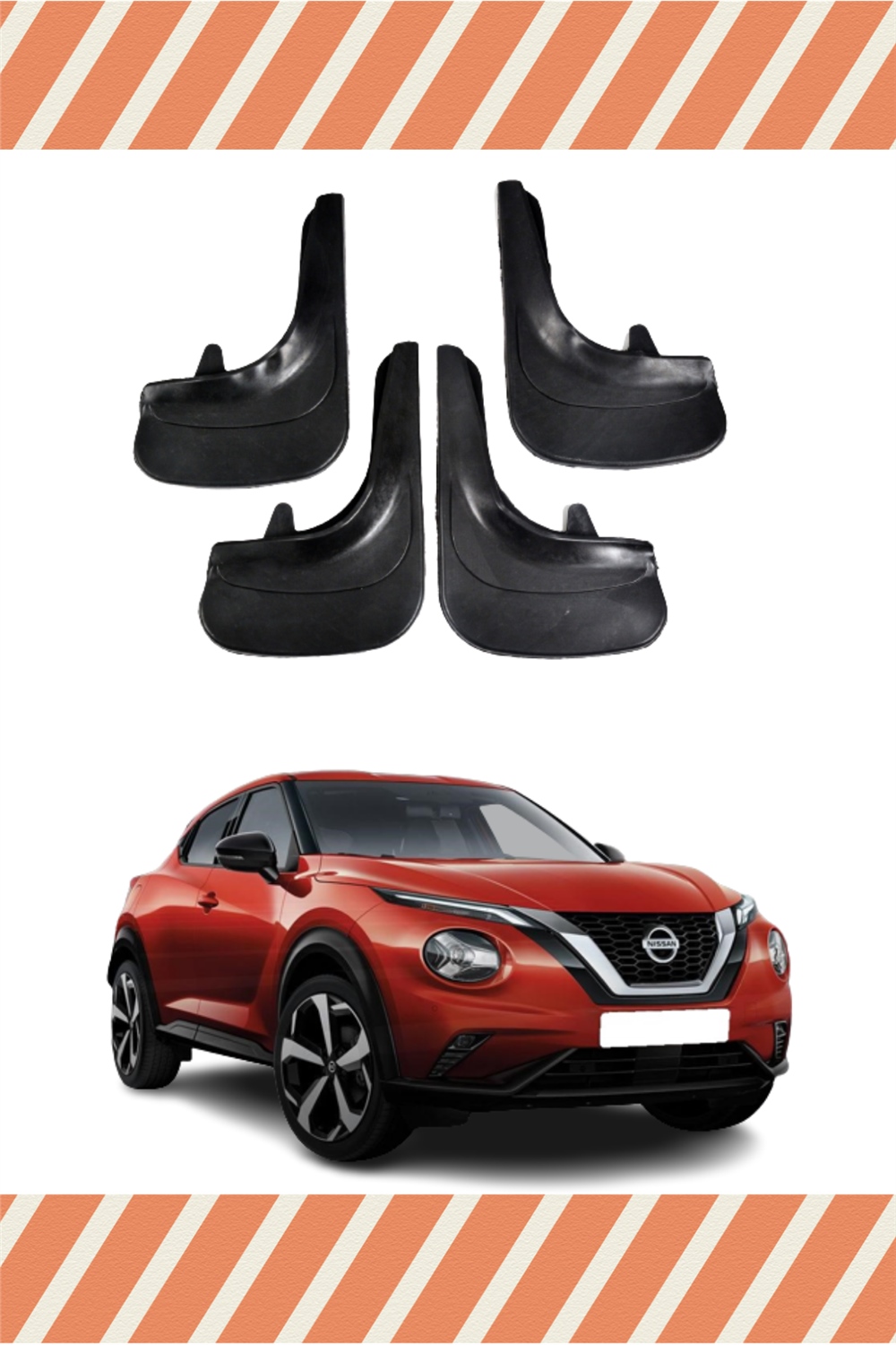 Nissan Juke 4'Lü Tozluk Çamurluk Paçalık  