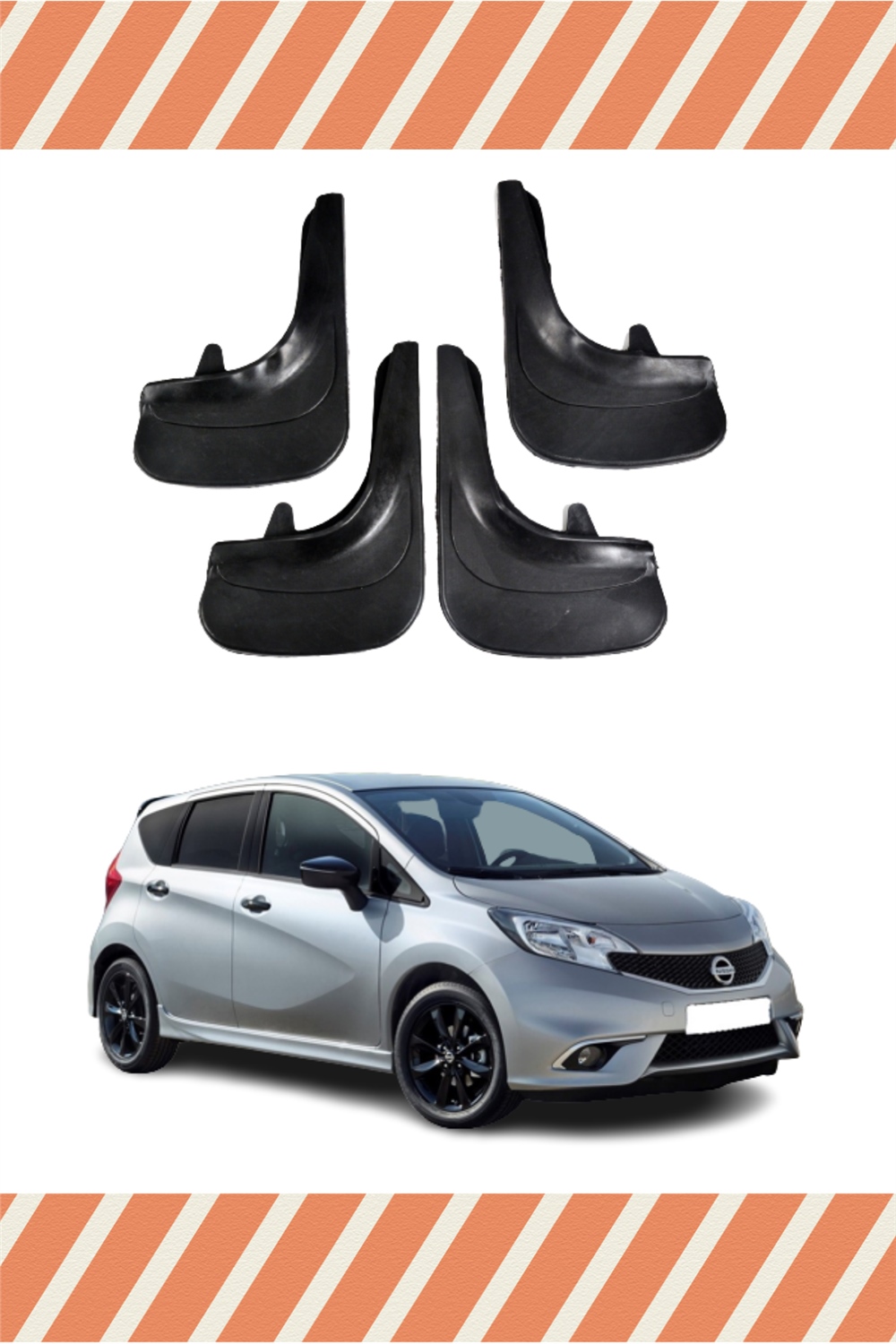 Nissan Note 4'Lü Tozluk Çamurluk Paçalık  