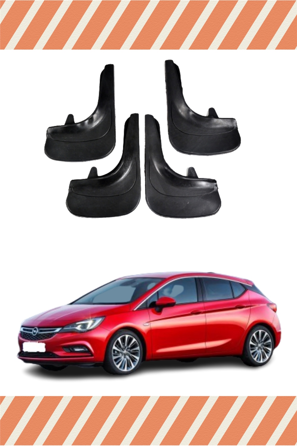 Opel Asrta K Hb 2015-2020 4'Lü Tozluk Çamurluk Paçalık 