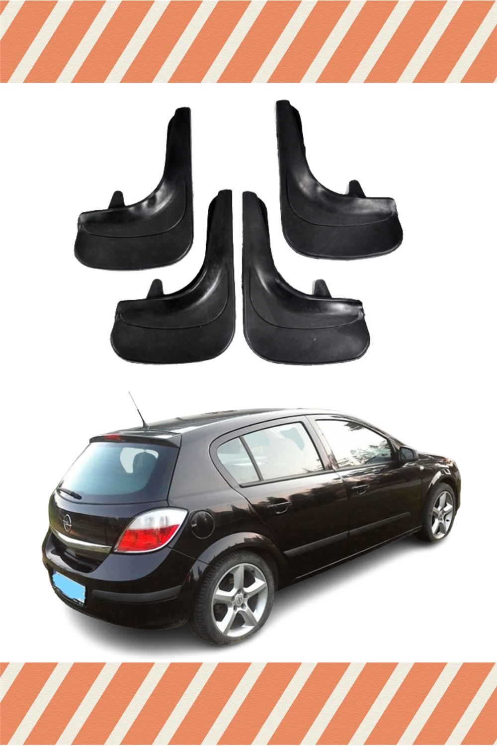 Opel Astra H Hb 2004-2015 4'Lü Tozluk Çamurluk Paçalık  