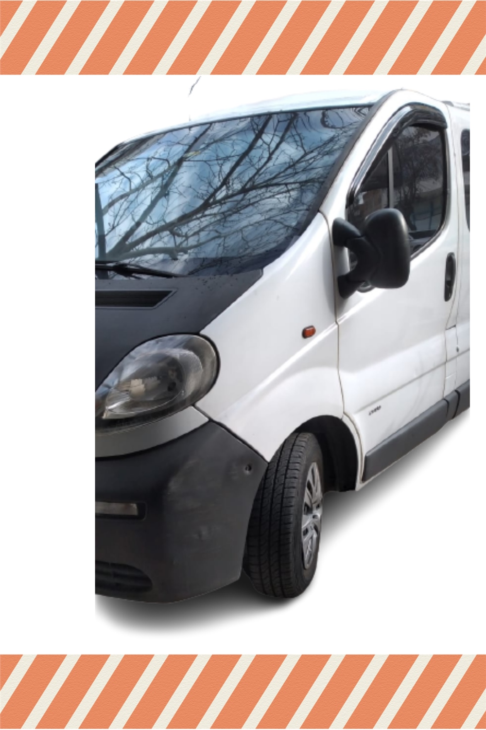 Opel Vivaro Tüm 
 Modellerine Özel 2’Li Mügen Tip Cam Rüzgarlığı