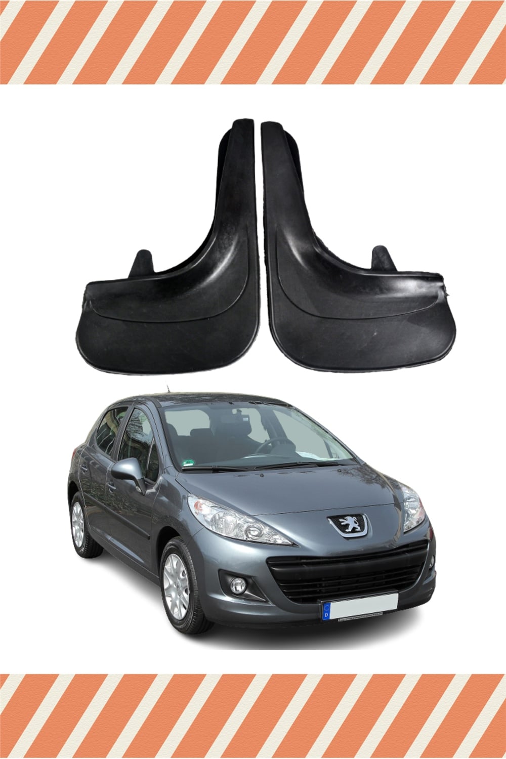 Peugeot 207 2'Li Tozluk Çamurluk Paçalık 