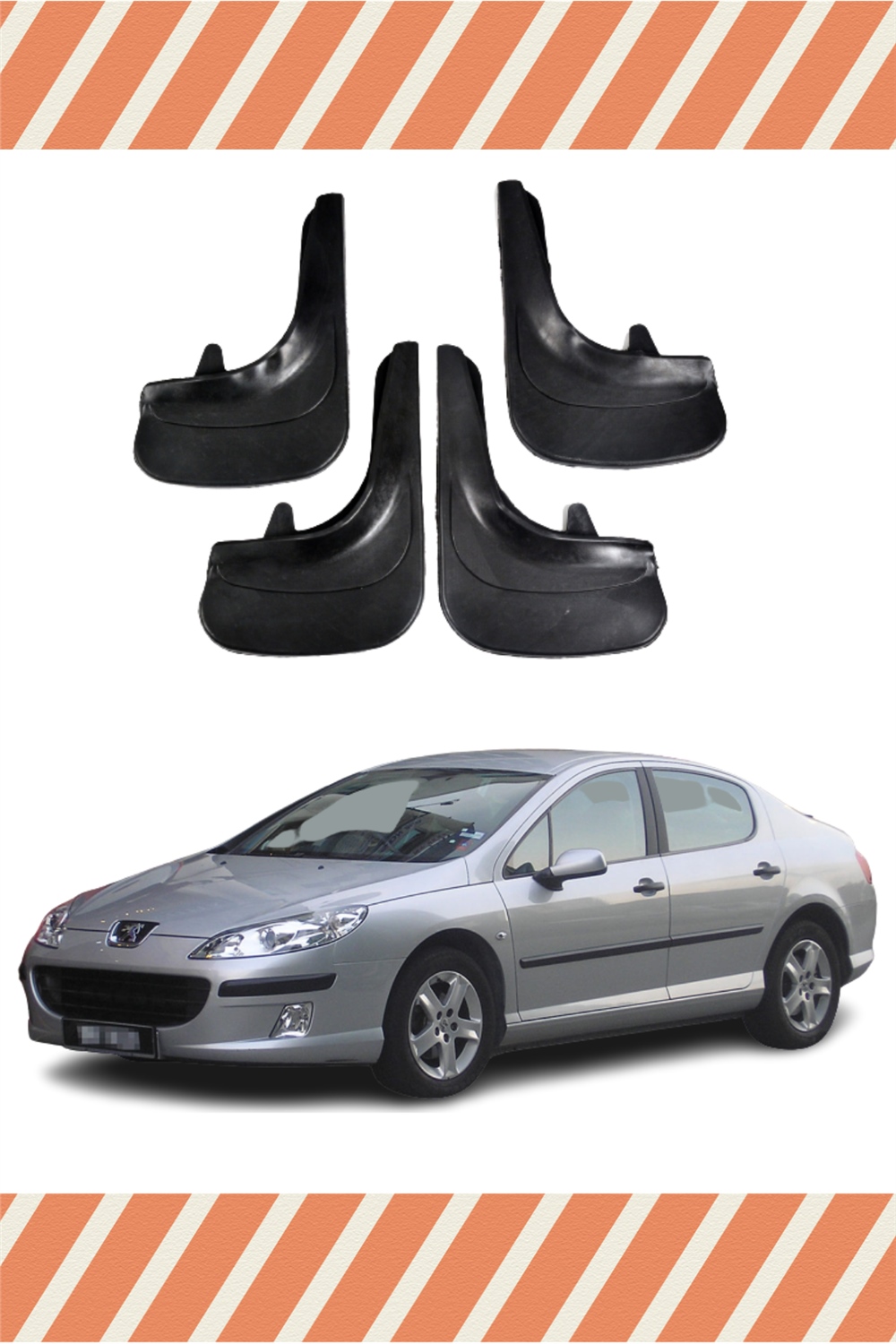 Peugeot 407 4'Lü Tozluk Çamurluk Paçalık 