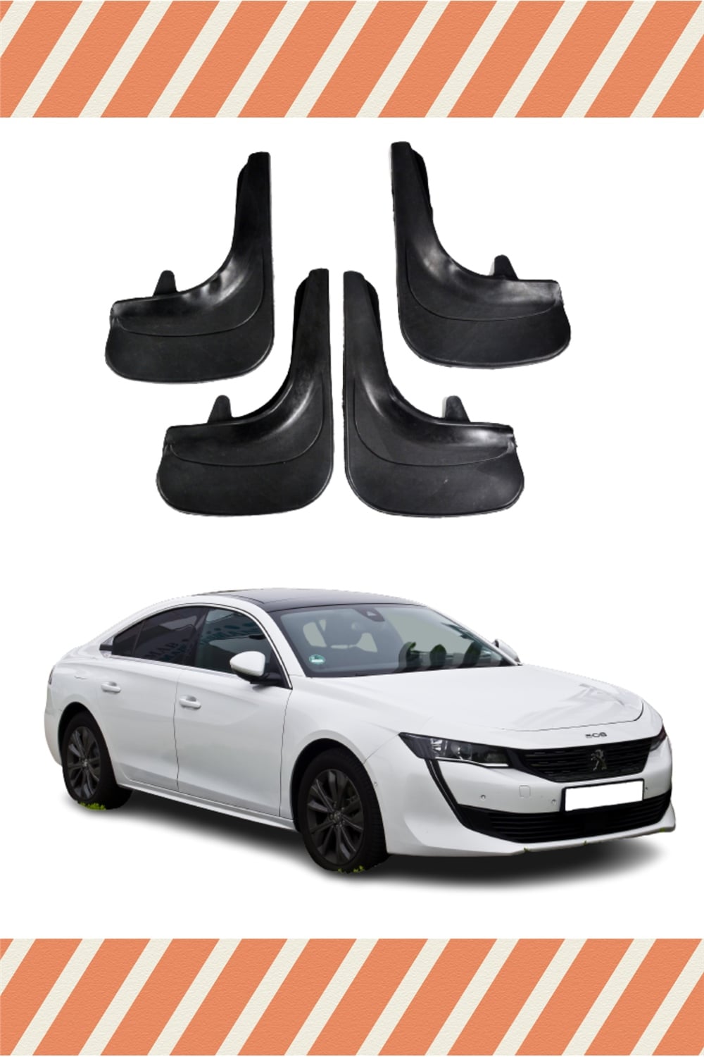 Peugeot 508 4'Lü Tozluk Çamurluk Paçalık 