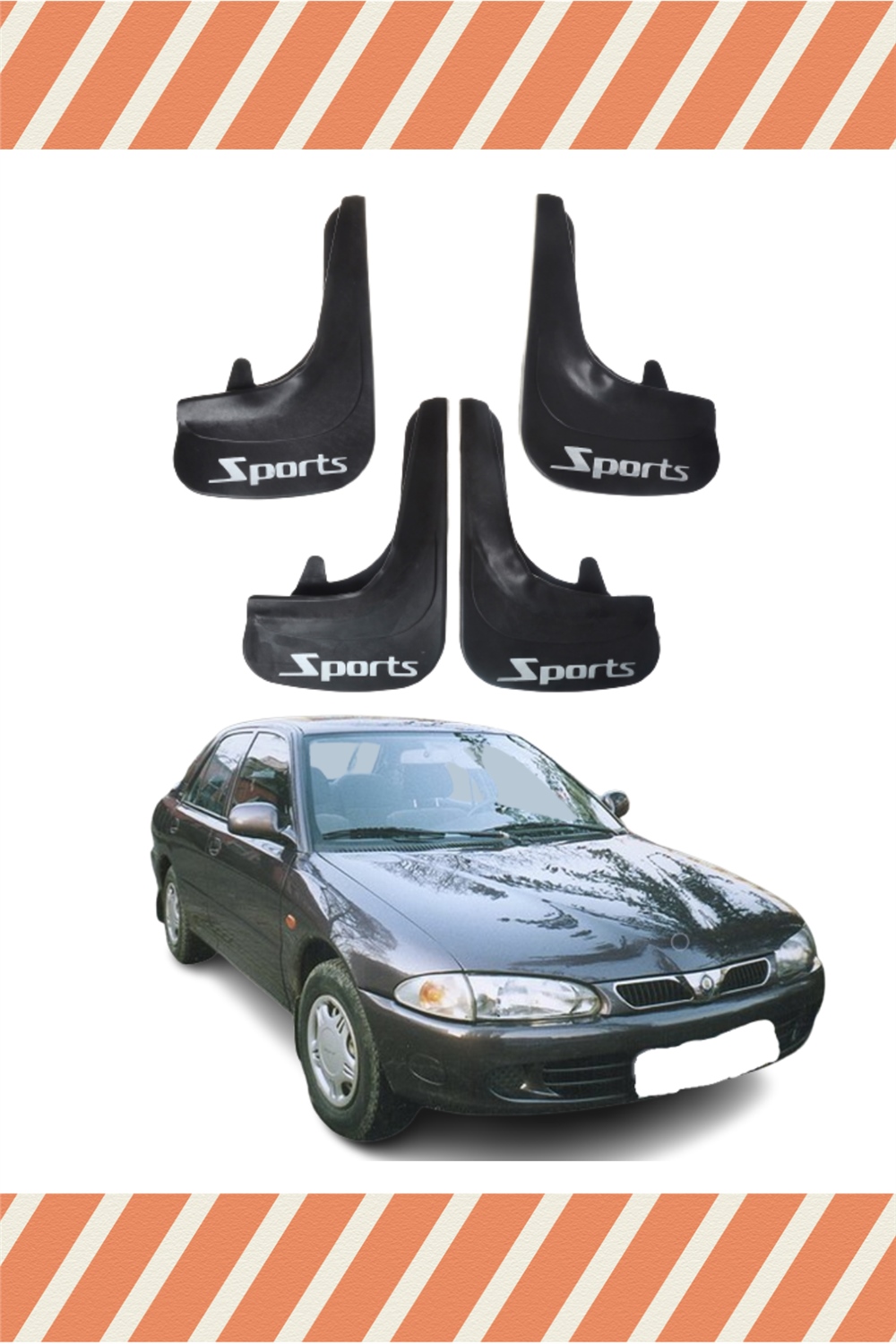 Proton 416 Sports Yazılı 4'Lü Tozluk Çamurluk Paçalık 